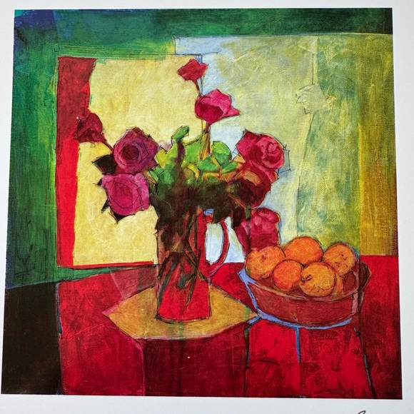 Yuval Wolfson BREAKFAST TABLE Seriolithograph signed Park West Gallery with COA - Picture 1 of 5